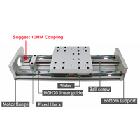 Module de robot HLTNC XYZ, module HGR20 HGH20CA 1605 1610 pour moteur Nema 23 34 24 32, module linéaire de table coulissante pour CNC