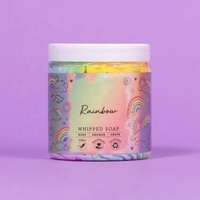 Savon Fouetté en Mousse de Douche Marque Privée en Gros Fait Main Éclaircissant Crème Fouettée avec Bague