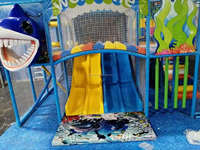 Équipement de terrain de jeu souple intérieur conçu sur mesure avec zone pour tout-petits