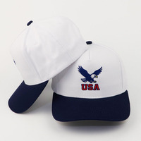 Gorras de Béisbol con Visera Curva de Dos Tonos, Bordado de Animales de Dibujos Animados, Logotipo Personalizado, Algodón Twill, Venta al Por Mayor del Fabricante