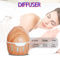 Diffuseur d'huiles essentielles portable électrique USB, diffuseur d'arômes, vapeur d'eau, ultrasonique, brume fraîche, mini humidificateur, purificateur d'air, changement de couleur 7 couleurs