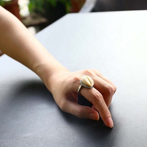 Ewelry-Juego de anillos de acero inoxidable para hombre y mujer, juego de anillos de acero inoxidable - Product Image 2