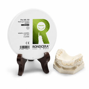Solution Esthétique Rondcera Pro-ML 5D en Zircone Multicouche pour l'Excellence en Laboratoire, Qualité Élite ISO 13485, Source Directe - Product Image 2