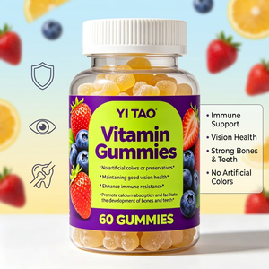 Private Label/OEM ODM Kids Multivitamin GummiesVision Immune Support Help Calcium Absorption for Bone Teeth Health Low MOQ 50pcs - Product Image 4