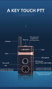 Mini <span class=keywords><strong>Walkie</strong></span> <span class=keywords><strong>Talkie</strong></span> inteligente para viajes al aire libre <span class=keywords><strong>Lite</strong></span> 8Km para interfono de Radio intercomunicador de mano - Product Image 4