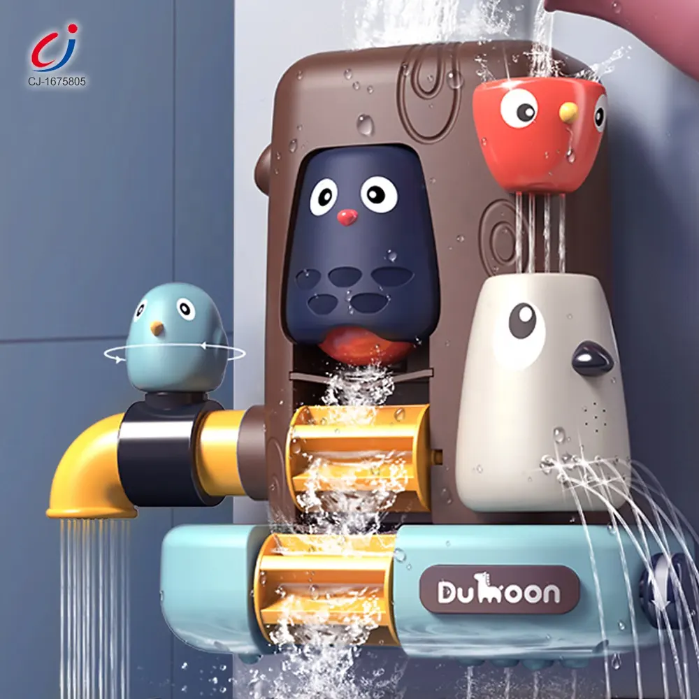 Swimming Bathroom Tree House Bathing Shower Kids Bath Toys Pipeline Water Spray Shower Game Baby Bath Animal Toys For Kids