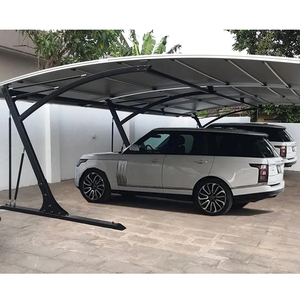 Abri de voiture et abri de stationnement en membrane tendue PVDF résistante aux UV avec structure en acier Q235 pour zones résidentielles - Product Image 2