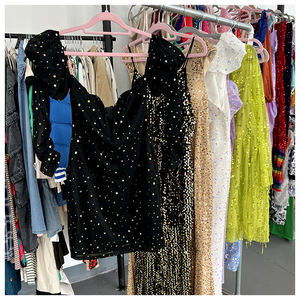 Stock de ropa al por mayor vestido de noche Elegante ropa de mujer señora elegante verano mezcla estilo aleatorio elegante vestido de noche - Product Image 1