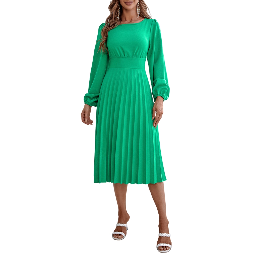 Shop Women's Casual Dress Fashion - Long Sleeve Solid Color Shop Women's Casual Dress Fashion - Long Sleeve Solid Color
