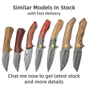 <span class=keywords><strong>Navaja</strong></span> de Bolsillo de Madera al por Mayor, <span class=keywords><strong>Navaja</strong></span> Plegable de Acero Inoxidable con Hoja Afilada, Cuchillos de Caza Grises para Hombre - Product Image 5