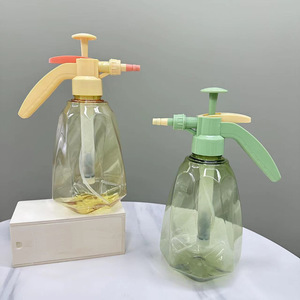 <b>Spray</b> Bottle Watering <b>Can</b> With <b>Air</b> Pressure Sprayer Creamy Yellow And Green 1L Eco Friendly Garden Tool For Plant Care - Product Image 1