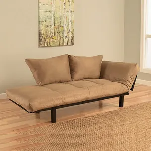 Kain Premium Futon Sofa Bed Cover tanpa lengan Sofa lipat Bed Cover Sofa Futon Cover untuk ruang tamu