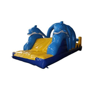 Collection de <span class=keywords><strong>jeux</strong></span> de <span class=keywords><strong>piscine</strong></span> gonflables Dolphin Pool Slide avec toboggans, courses et figurines d'animaux - Product Image 2