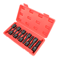 10 pièces 3/8 pouces Torx Driver Impact Socket Set Impact Torx Star Socket Bits M5 - M18