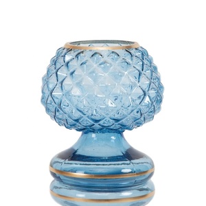 Embossed & Serene Glass <b>Tealight</b> <b>Holder</b> - Product Image 4