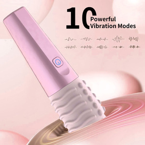 大人用マスターベーター ハンドヘルドAVワンドマッサージ機 女性用バイブレーター 防水シリコン<span class=keywords><strong>ABS</strong></span> 7段階5レベル振動 USB充電式 - Product Image 6