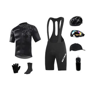 Fabricante chino Conjunto de ciclismo Jersey de ciclo Ropa de bicicleta Tela Hombres Jersey Ropa de ciclismo