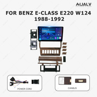 Marco de Monitor DE REPRODUCTOR DE DVD para coche Android de diseño antiguo de madera de 9 pulgadas para BENZ 1988 E220 W124 1992-GPS RGB Cable Canbus portátil