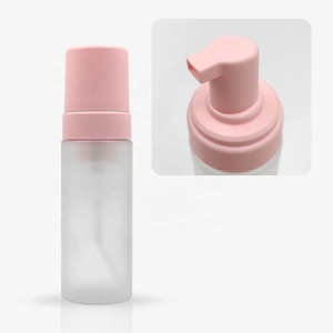 Custom Pink Frosted 80ml 120ml Plastic Clear Liquid Press <b>Pump</b> Dispenser <b>Bottle</b> PET Empty Cosmetic Makeup Nail Remover <b>Bottle</b> - Product Image 2