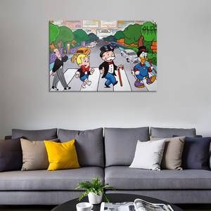 ALEC <span class=keywords><strong>Monopoly</strong></span> - Abbey Road Wall Art Home Décorations murales pour chambre à coucher salon peintures impressions sur toile - Product Image 4
