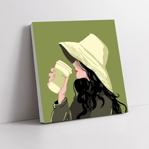 Dessin animé en gros DIY peinture par numéros à la main simple mignon peint rempli peinture à l'huile pour les enfants - Product Image 4