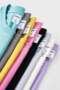 เสื้อยืดโอเวอร์ไซส์ผู้ชายคุณภาพสูง เนื้อผ้าหนา 380 กรัม ผ้าฝ้าย 100% คอกลม ถักแบบเรียบ ดีไซน์เรียบง่าย แขนสั้น ระบายอากาศได้ดี - Product Image 5