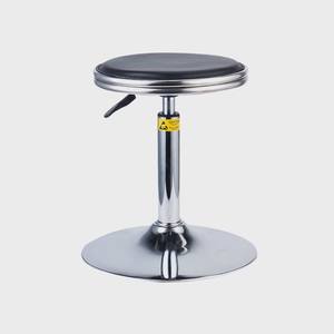 학교 실험실 가구 현대적인 스틸 실험실 스툴 조절 가능 및 회전 가능한 바 의자 베이스 학교 야외 식사용 - Product Image 1