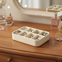 Ensemble d'accessoires de salle de bain de luxe personnalisable en résine crème européenne, cinq pièces, porte-savon/shampoing/brosses à dents, pour hôtels