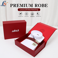 Nouvelle Thobe Saoudienne Blanche 2026 pour Hommes – Robe Arabe Musulmane Classique à Manches Longues, Jubba, Vêtement Islamique, Qamis, Dishdasha pour Ramadan et Aïd