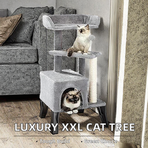 Fabricante de lujo personalizado XXL Extra grande gato árbol torre de madera resistente mejor vendedor raspador para <span class=keywords><strong>gatos</strong></span> <span class=keywords><strong>grandes</strong></span> - Product Image 3