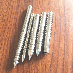Gỗ chốt móc áo Bolt thép mạ kẽm chủ đề kép không đầu Torx Ổ cắm đôi cuối Stud vít - Product Image 2