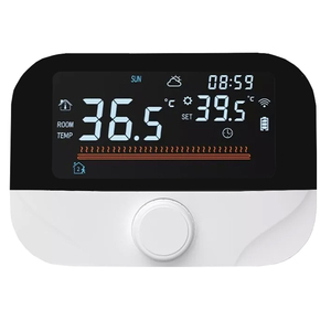 <span class=keywords><strong>Thermostat</strong></span> de chambre sans fil <span class=keywords><strong>Chaudière</strong></span> à <span class=keywords><strong>gaz</strong></span> murale Télécommande de chauffage Régulateur de température <span class=keywords><strong>Programmable</strong></span> hebdomadaire Contrôleur de chauffage - Product Image 1
