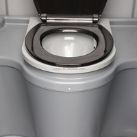 Cabine de toilettes et bureau préfabriquée portable en conteneur |   Unité mobile multifonctionnelle moderne et écologique pour ateliers et chantiers