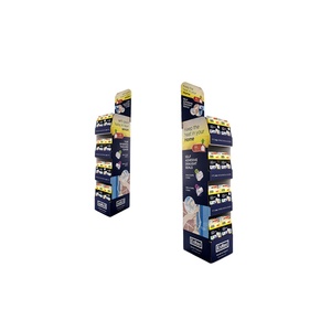 ชั้นวางขวดเบียร์และไวน์แบบพับได้ ทำจากกระดาษลูกฟูก เป็นมิตรกับสิ่งแวดล้อม สำหรับซูเปอร์มาร์เก็ตและร้านค้าปลีก - Product Image 2