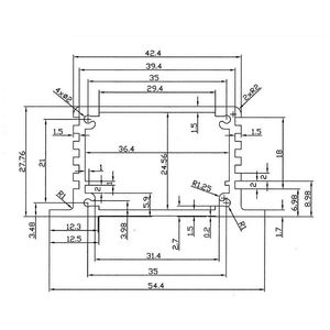 Cajas de Aluminio con Recubrimiento en Polvo EBM IP54, Personalización de Cajas para Proyectos de PCB, Caja de Conexiones Electrónicas - Product Image 2