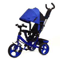Tricycle pliable pour enfants WQL Manufacturers, poussette à deux sens, pour bébés de 1 à 4 ans, poussette en plastique pour bébé, assis ou couché