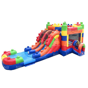 Commercial <b>Inflatable</b> <b>Water</b> <b>Slide</b> Building Blocks Wet Blow up for Rent Business Commercial <b>Inflatable</b> <b>Water</b> <b>Slide</b> Commercial Inf - Product Image 4