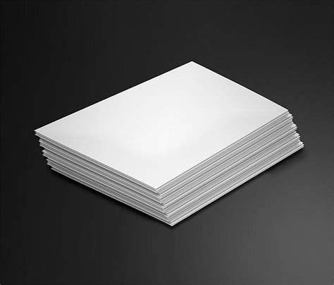 White Cardboard Different Sizes for Products Wrapping Packaging White Paper Board Coated Board
