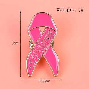 Pins <span class=keywords><strong>de</strong></span> Solapa y Cintas Rosas <span class=keywords><strong>de</strong></span> Concientización sobre el Cáncer <span class=keywords><strong>de</strong></span> <span class=keywords><strong>Mama</strong></span>, Insignias Metálicas con Logotipo Personalizado para Eventos <span class=keywords><strong>de</strong></span> Caridad, Recaudación <span class=keywords><strong>de</strong></span> Fondos, Regalos <span class=keywords><strong>de</strong></span> Broche - Product Image 4