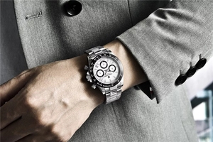 นาฬิกาควอตซ์แฟชั่น1644แบรนด์ชั้นนำใหม่ดีไซน์ Pagani ของผู้ชายนาฬิกาควอทซ์เคลื่อนไหวแบบญี่ปุ่นสายสแตนเลสนาฬิกากันน้ำ2025ของผู้ชาย - Product Image 4