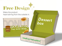 Emballage de boulangerie haut de gamme personnalisé de luxe Boîte cadeau pour biscuits pour desserts Pâtisserie au chocolat Carton de qualité alimentaire Fournisseur d'usine