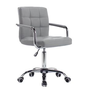 Home Computer Chair Small-sized Office Chair Adjustable Swivel Chair with <b>Backrest</b> Staff Chair Short Adjustable Stool - Product Image 4