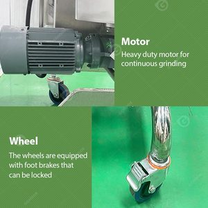 Stone Melanger Cocoa Process <b>Small</b> Capacity Mini 2kg 10kg 40 50 Kg Fat Melt Temper Tank Chocolate <b>Grinder</b> Machine - Product Image 4