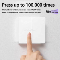 Interrupteur d'éclairage sans fil RF 433, cinétique, auto-alimenté, sans batterie, interrupteur mural, étanche IP44, portée 200 m
