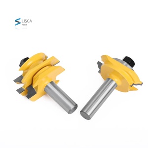 Bộ 2 Mũi Dao Phay Cửa Kính Hạt Có Thể Phục Hồi Thân 12Mm 1/2 Inch Bộ Dao Phay Phù Hợp Để Khắc Gỗ - Product Image 6