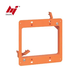 Placa frontal de material ABS US 2 Gang Soporte de montaje en pared de bajo voltaje