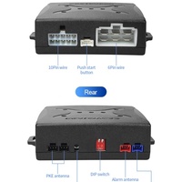Système d'alarme de voiture avec démarrage à distance par bouton-poussoir et entrée passive sans clé PKE pour Ford City Focus, portée 10-50m, modèle Ec003N-V DC12V