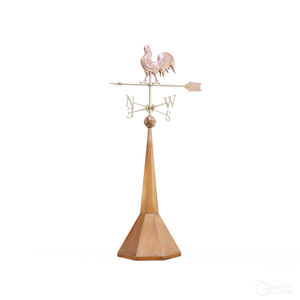 مقياس اتجاه الرياح معدني فاخر بتصميم حصان حديقة صيني مزخرف ومهني - Product Image 4