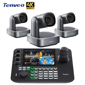 Hệ thống phát trực tiếp chuyên nghiệp 4K Zoom 12X ai tự động theo dõi NDI PoE PTZ <span class=keywords><strong>camera</strong></span> 4K với bộ điều khiển cần điều khiển cho các sự kiện lớn - Product Image 1