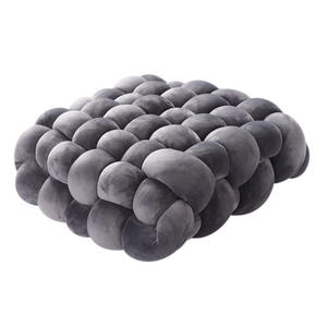 Le plus récent oreiller de tresse créative <span class=keywords><strong>coussin</strong></span> doux chambre <span class=keywords><strong>coussin</strong></span> carré noeud <span class=keywords><strong>boule</strong></span> jeter oreiller - Product Image 4